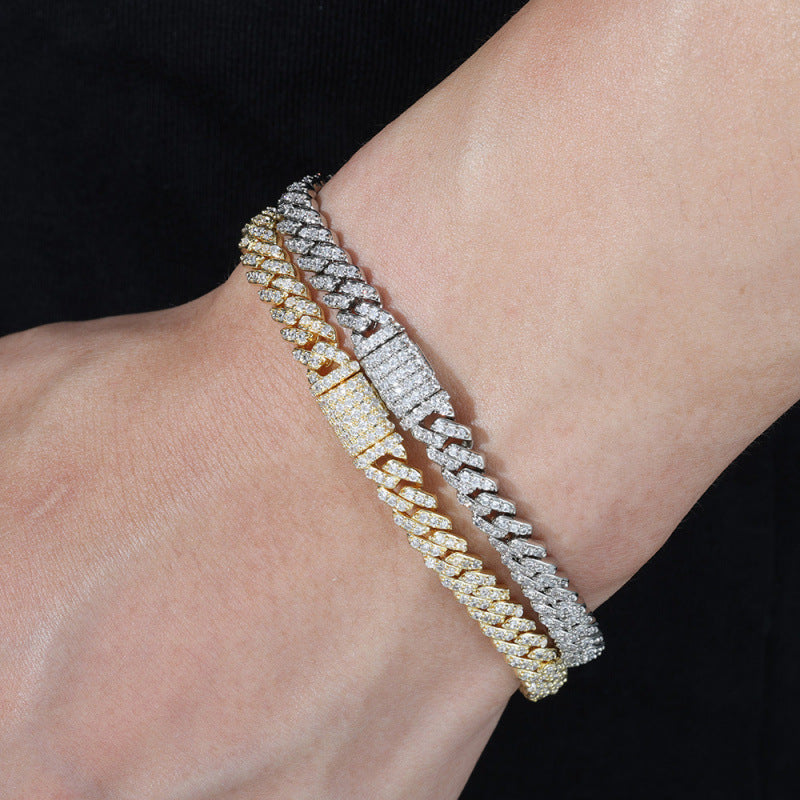 Zircon Cuban Chain Bracelet