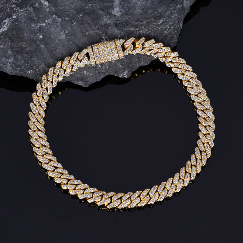 Zircon Cuban Chain Bracelet