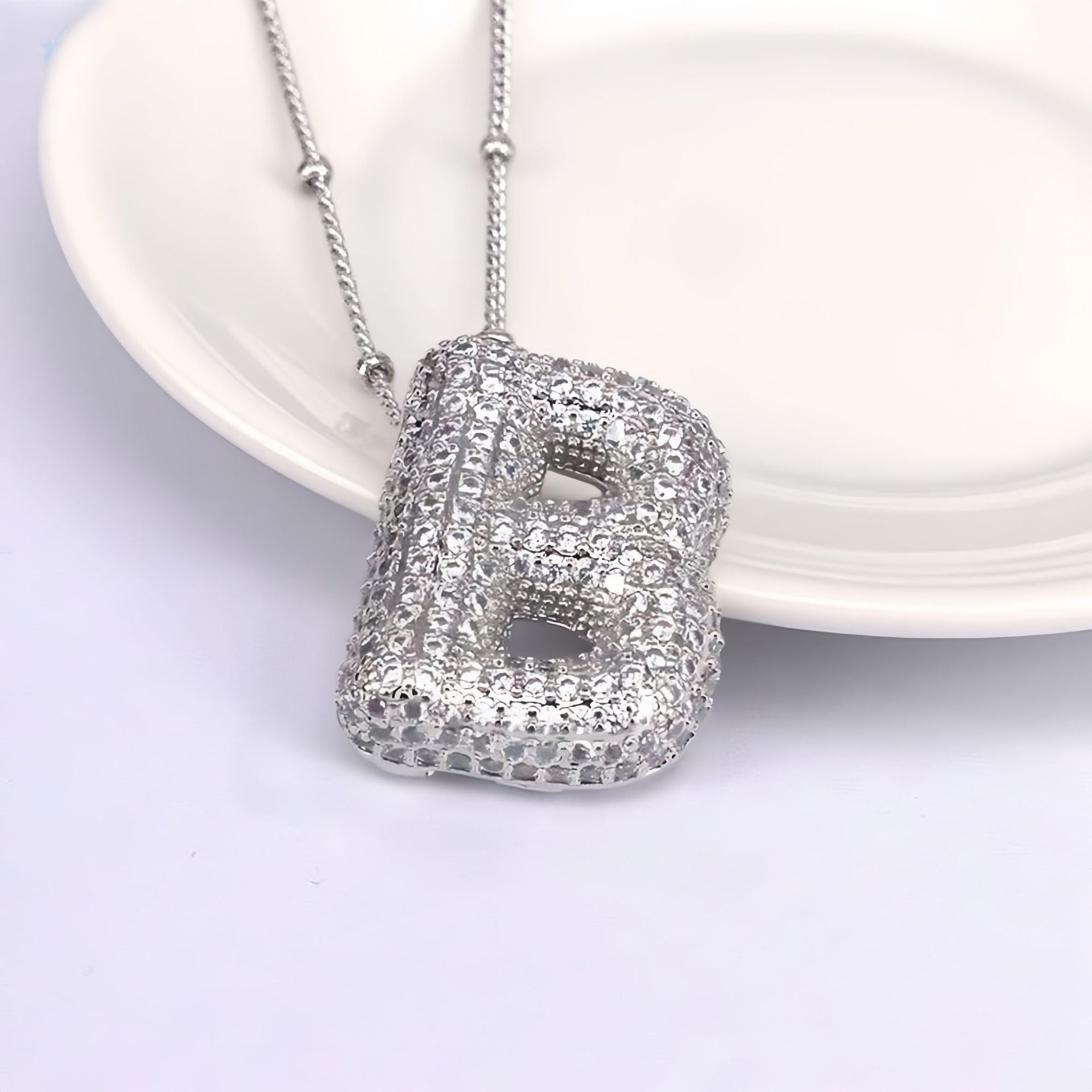 Balloon Letter Pendant Chain