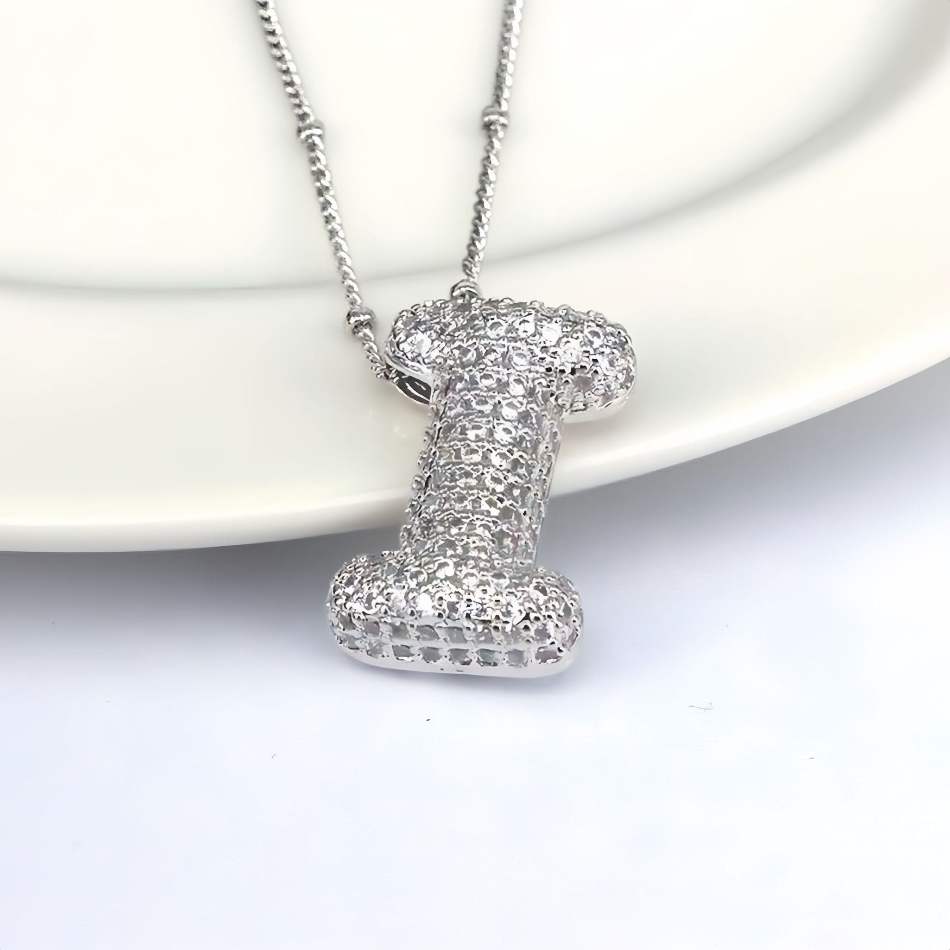 Balloon Letter Pendant Chain