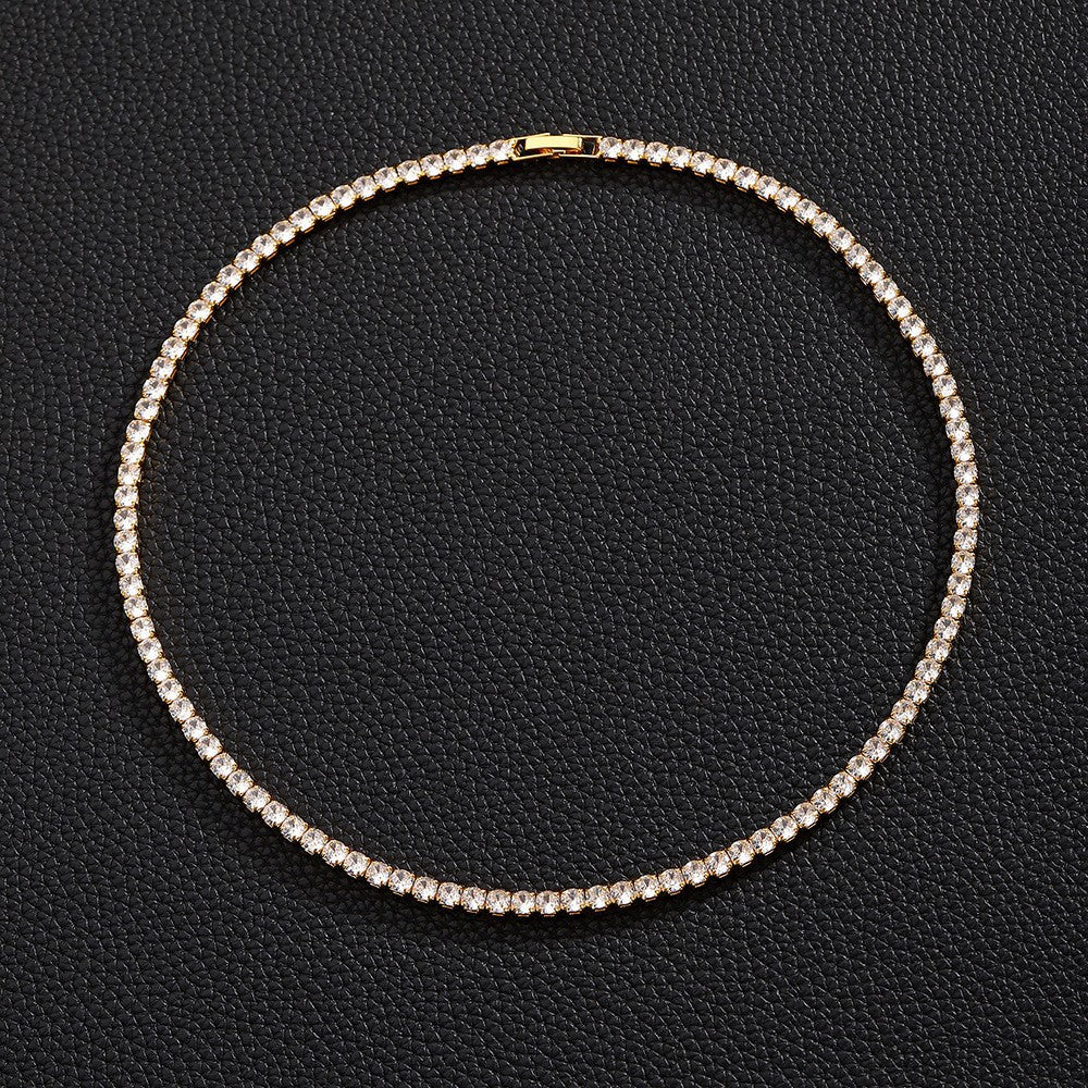 DELUXE Zircon Cuban Chain Necklace