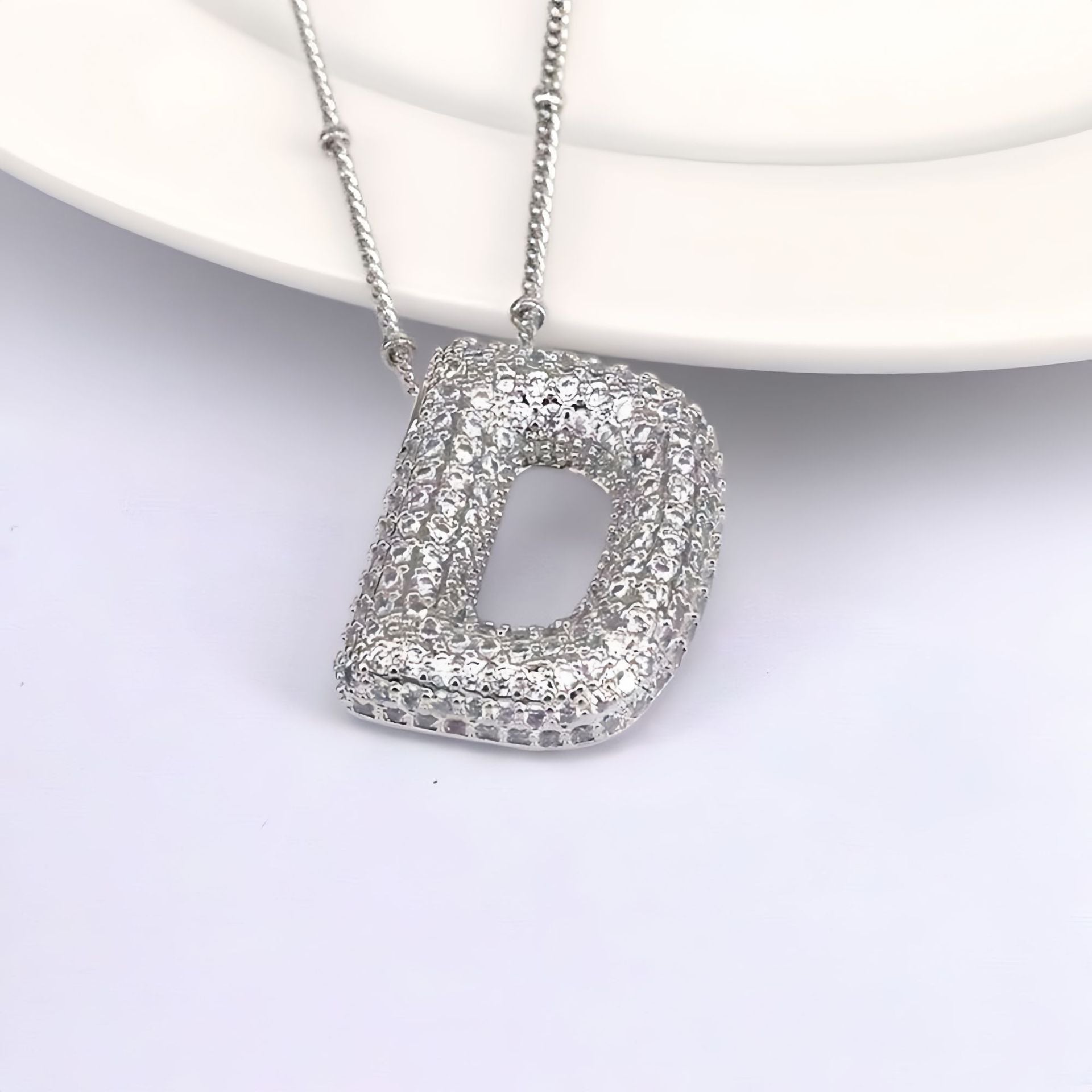 Balloon Letter Pendant Chain