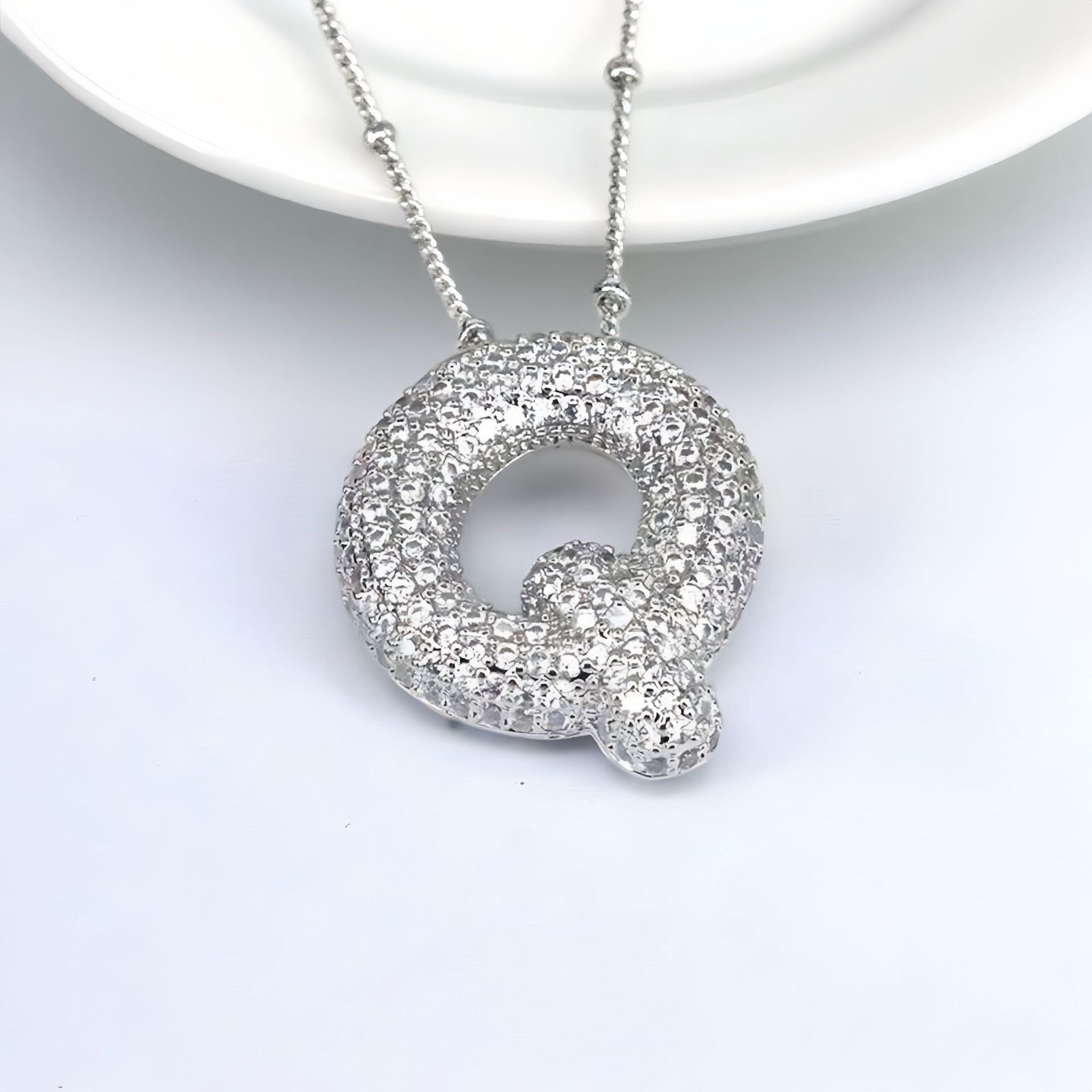 Balloon Letter Pendant Chain