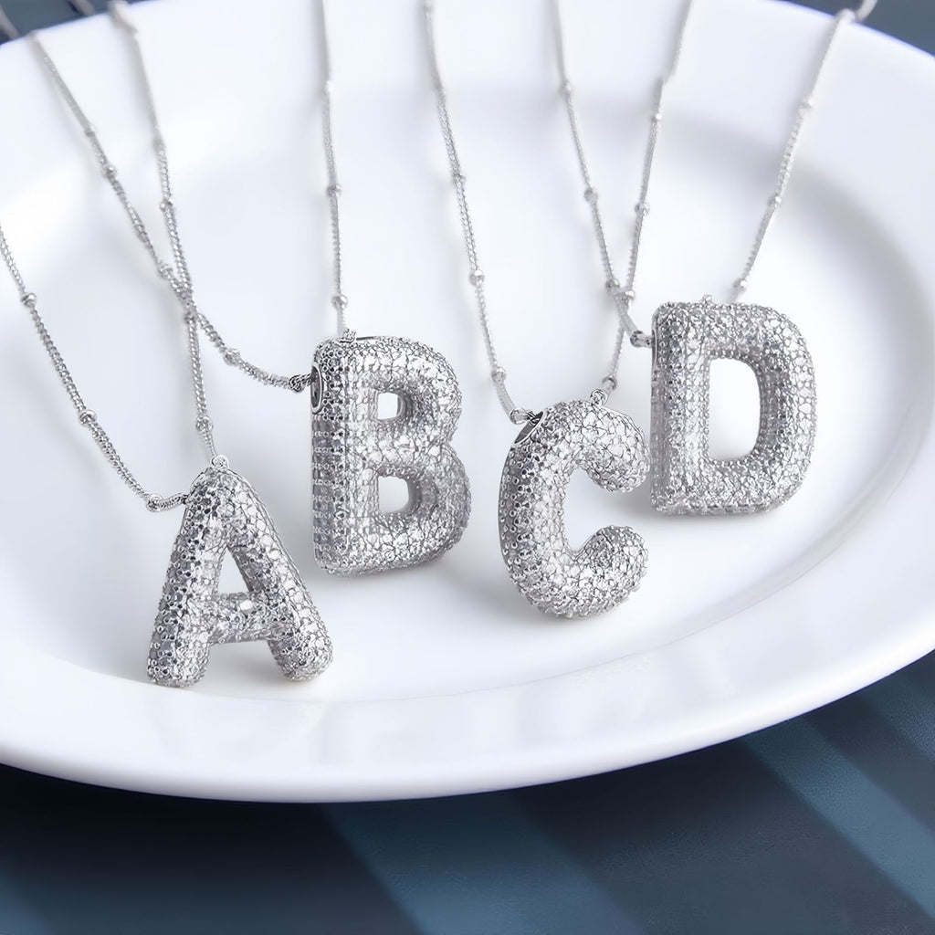Balloon Letter Pendant Chain