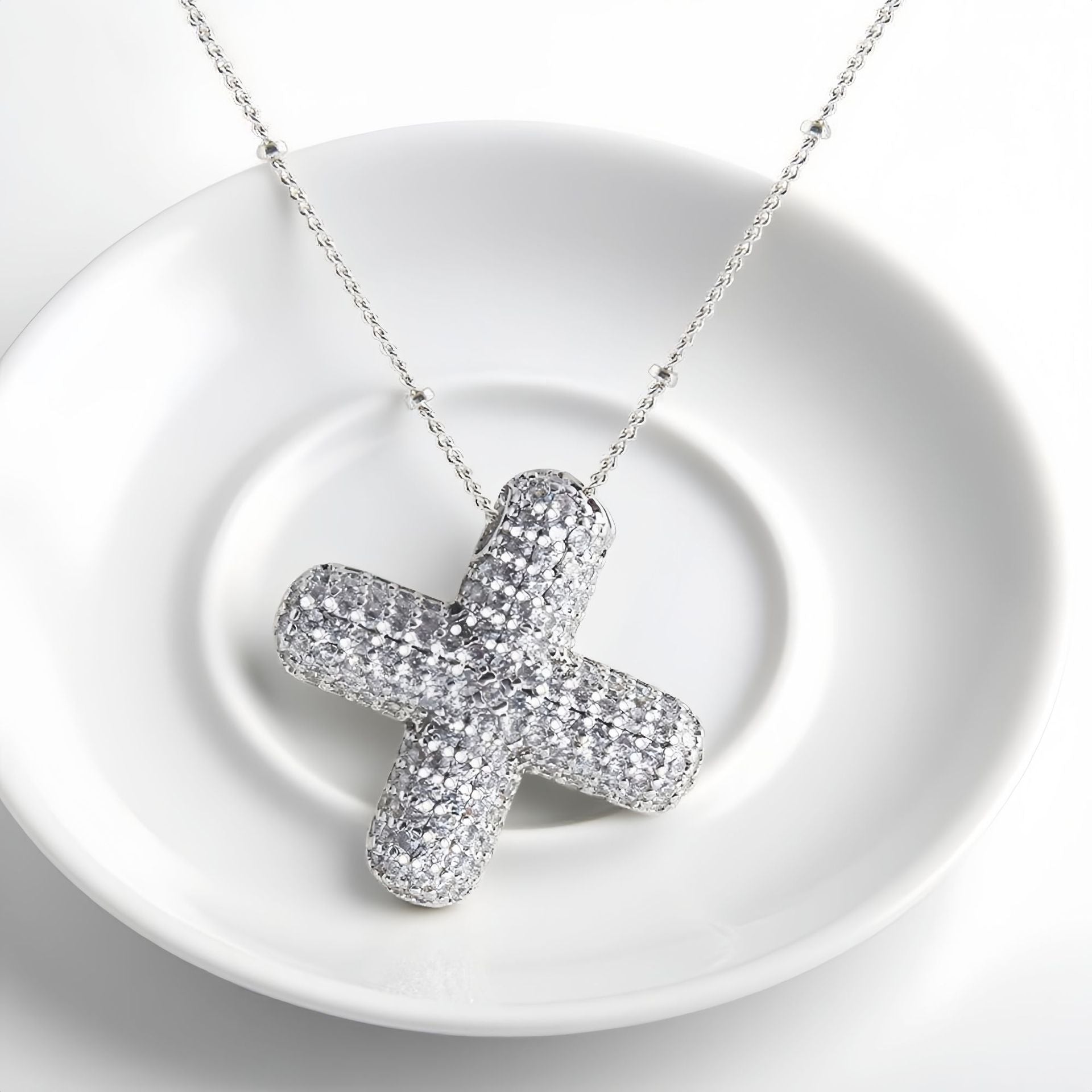 Balloon Letter Pendant Chain