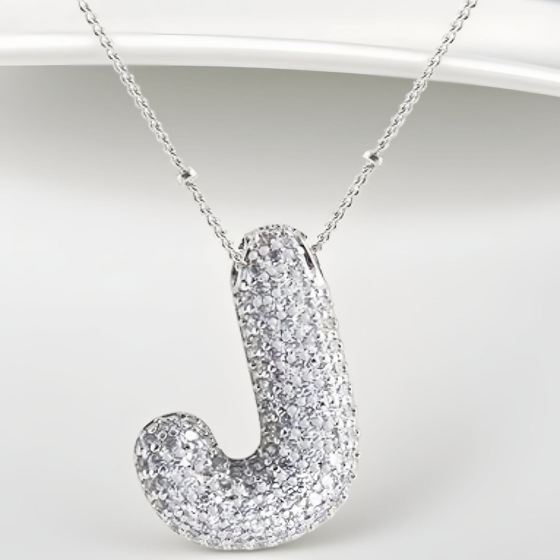 Balloon Letter Pendant Chain