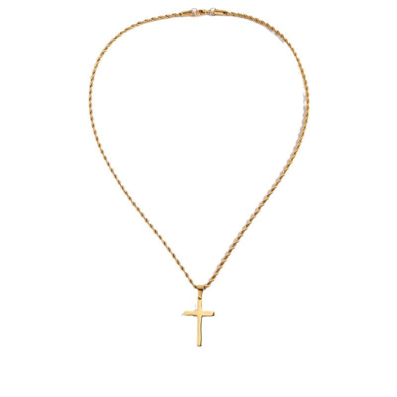 DELUXE Cross Pendant Chain