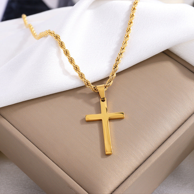 DELUXE Cross Pendant Chain